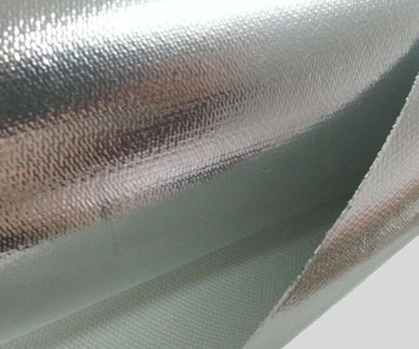Plain Aluminium Coated Fiberglass Fabric, Width : Upto 40 Inch