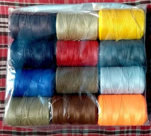 Dyed Colored Shoe Stitching Thread, Color : Multicolor