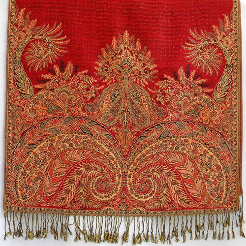 Printed Wool kashmiri shawls, Size : 24x78 Cm, 40x80 Inches