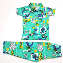 Babany 100% Cotton Boy's ben nigt suit, Size : Customized