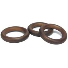 BROWN WOODEN TYPE CURTAIN ROD BRACKET
