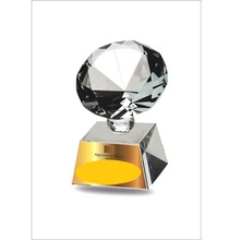 Khan ExImpo Base Crystal Mini Award, for Souvenir, Feature : India