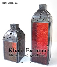 KHAN EXIMPO Metal Decoration Lantern, Style : Moroccan