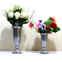 Polish Finished metal wedding flower vase, Style : Modern