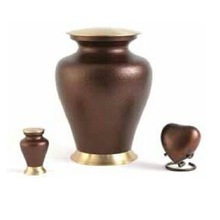 Khan ExImpo Sold Brass Cremation Urn, for Adult, Baby Pet, Feature : Eco-Friendly