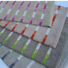 Cotton Linear Bath mat, for HALLWAY, Size : Customize