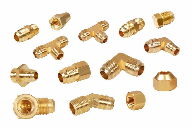 Coated Brass Flare Fitting, Size : 30-40cm