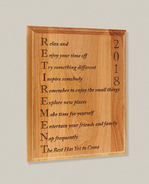 Engraved Wooden Photo Plaque, Size : Customised