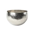 Round HAMMERED SILVER BOWL, for Tableware, Size : Custom Size