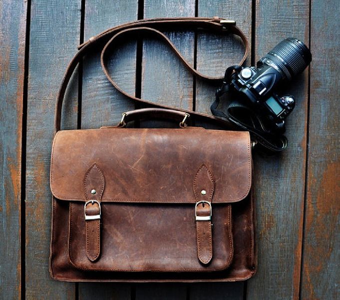 Horse Leather Camera Bag