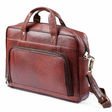 Leather Messenger Briefcase, Style : Vintage