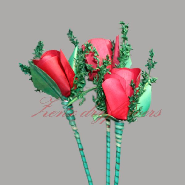 Handmade Colorful Bud Rose, Feature : Eco freindly