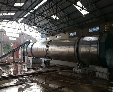Biomass Rotary Drum Dryer, for Material Transmission, Voltage : 220 Volts
