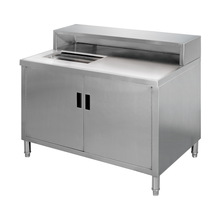 Electrical Stainless Steel Ice Bin Workstation