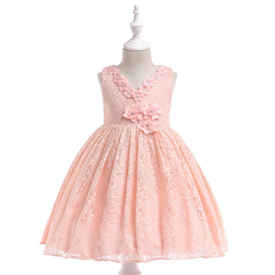 2023 new Fancy Girls Frock Model Dress Names With Picture Elegant Flower  Girl Birthday Party Clothing