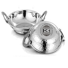 STAINLESS STEEL INTERIOR SERVING BOWL, Color : Variety of Colors