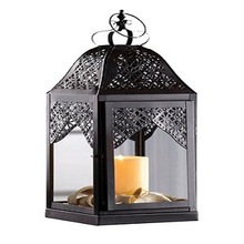 Onyx Paper metal garden candle lanterns, for Home Decoration, Style : Antique Imitation
