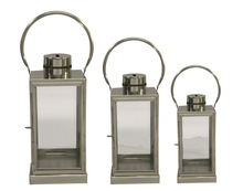 ONYX Metal small glass hanging lanterns, for Home Decoration