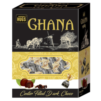 Hugs Ghana Twist Family Pack - Moulded Dark Chocolate
