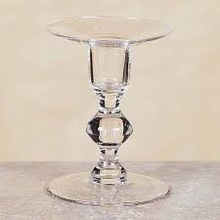 Crafts Galore Crystal acrylic candle holder, for Home Decoration