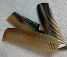 Buffalo Horn hand made Comb, Color : Natural