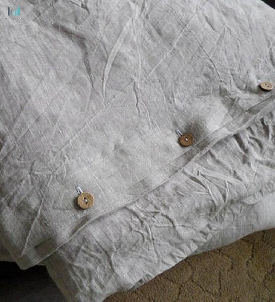 buttons closure queen duvet cover