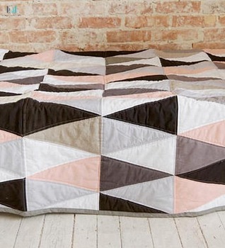 Cotton fleece blanket Triangle Bedspread