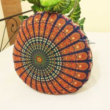 Cheap Cotton Floor Cushion Cover, for Car, Chair, Decorative, Seat, Living Room, Size : 30-36 inches Diameter Custom