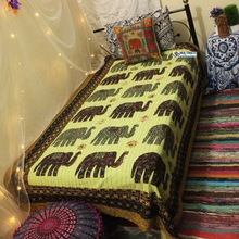 Elephant Patchwork Kantha Quilts