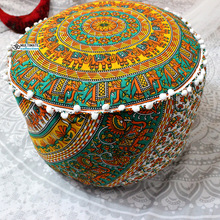 Indian Pouf Ottoman Bohemian