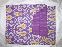 cotton kantha bedspread