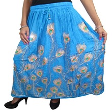 Floral design women wrap skirt, Color : Assorted
