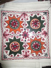 GUJRAT HANDICRAFT Kantha Cotton Cushion cover, for Car, Chair, Decorative, Seat, Technics : Handmade