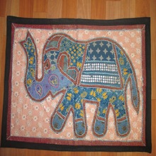 Patchwork elephant wall hangings