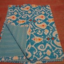 twin Fabric Kantha Quilt
