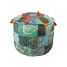 vintage patchwork floor pillow