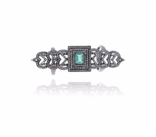 Pave Diamond Gemstone Knuckle Ring, Size : 65X25 MM