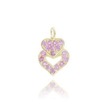 Pink Sapphire Charm