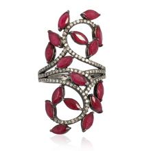 Ruby Silver Ring