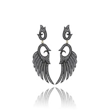 Chic Designs Weight Silver Feather Earrings, Occasion : Anniversary, Engagement, Gift, Party, Wedding