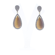 Chic Designs Weight Tiger Eye Gemstone Earrings, Occasion : Anniversary