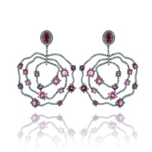 Chic Designs Weight Tourmaline Gemstone Earrings