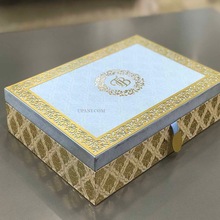 Paper Indian Wedding Box, Color : light blue
