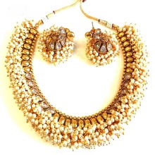 Kundan studded Antique Necklace Sets