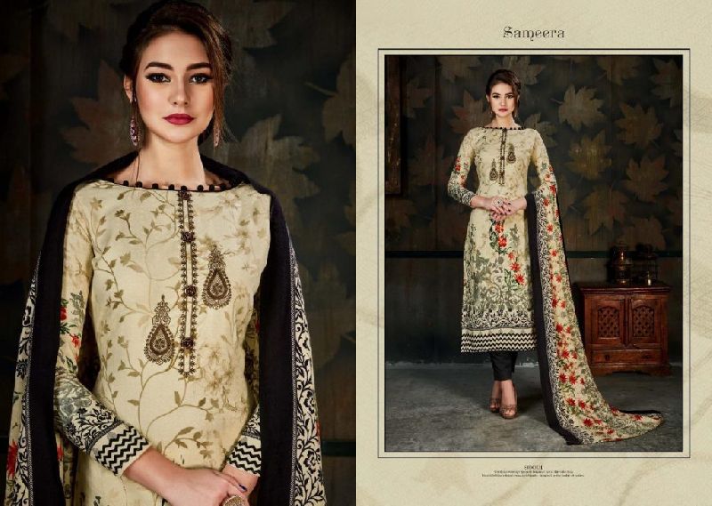 SARGAM SAMEERA PASHMINA DESIGNER SALWAR KAMEEZ