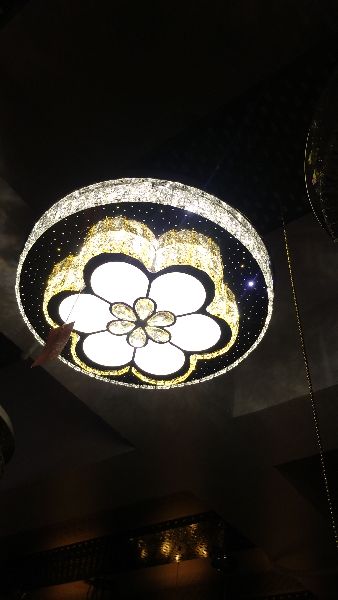 Crystal ceiling Lights, for Home Use, Hotel, Office, Restaurant, Feature : Blinking Diming, Bright Shining