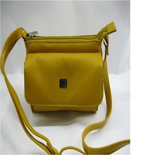 Leather sling bag, Color : Multi