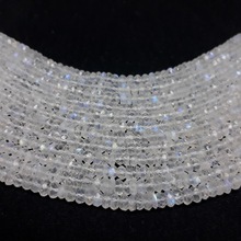 Rainbow Moonstone Faceted Round Handmade Beads, for Making Jewelry Necklace, Bracelet, Rings, Earrings etc