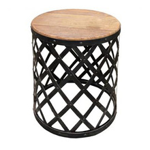 Vishna Exports Metal Strip Side Table, for Home Furniture, Size : Standard Size