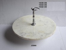 Cake stand with aluminium handle, for Tableware, Feature : Stocked